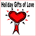 Holiday gifts of love logo